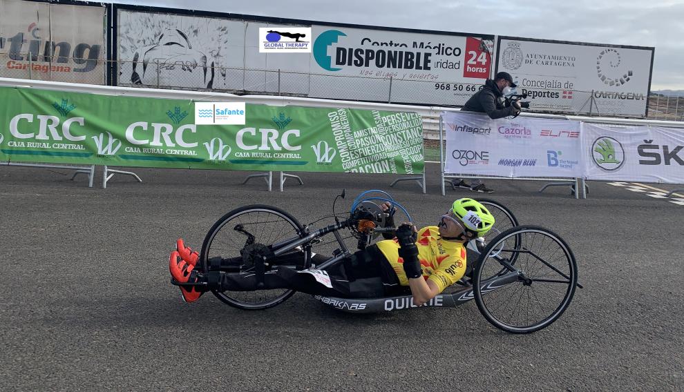Alejandro Gastón en el Campeonato de España.
