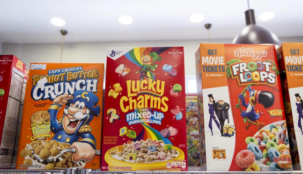 Cereales que se encuentran en Taste of America.