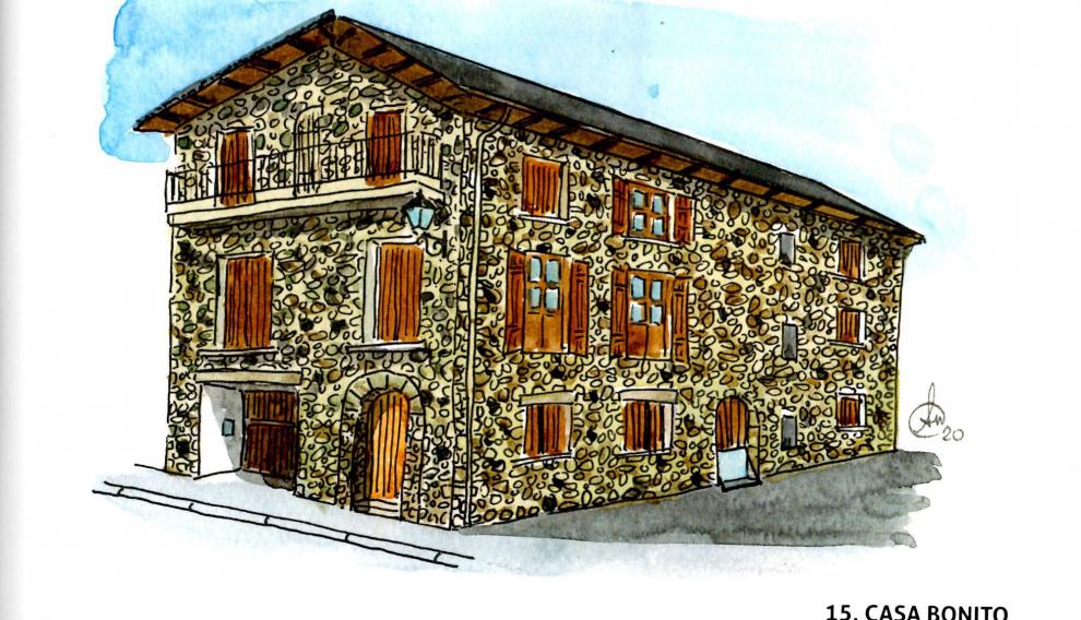 Dibujo de la Casa Angeleta.