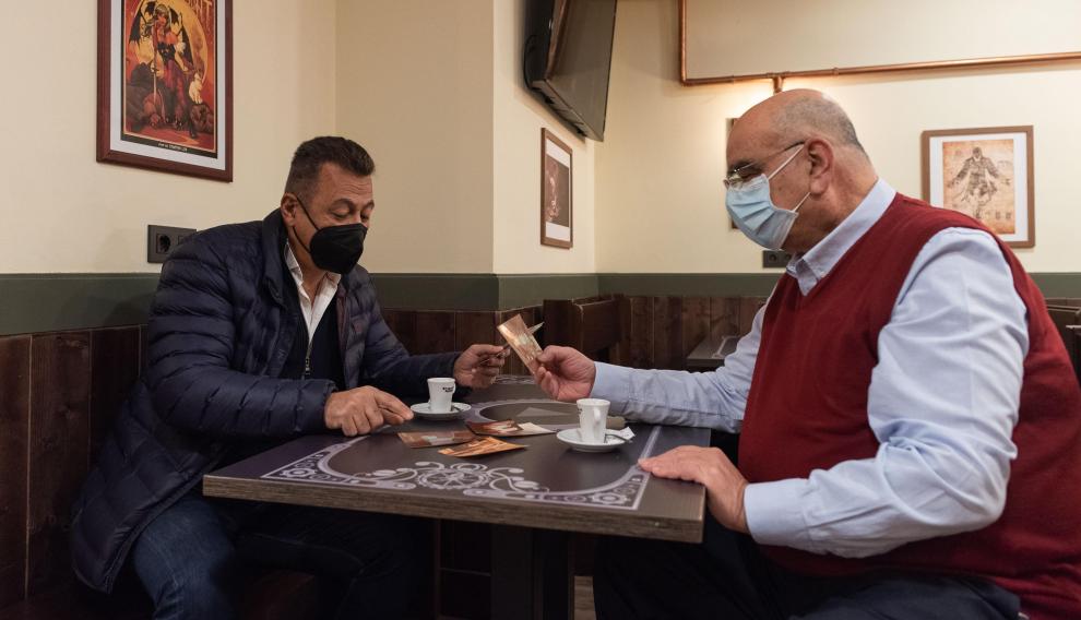 Charif Dandachli y Nazih Hamdan, dos libaneses que vinieron a estudiar a Zaragoza y se establecieron en la capital araongesa.