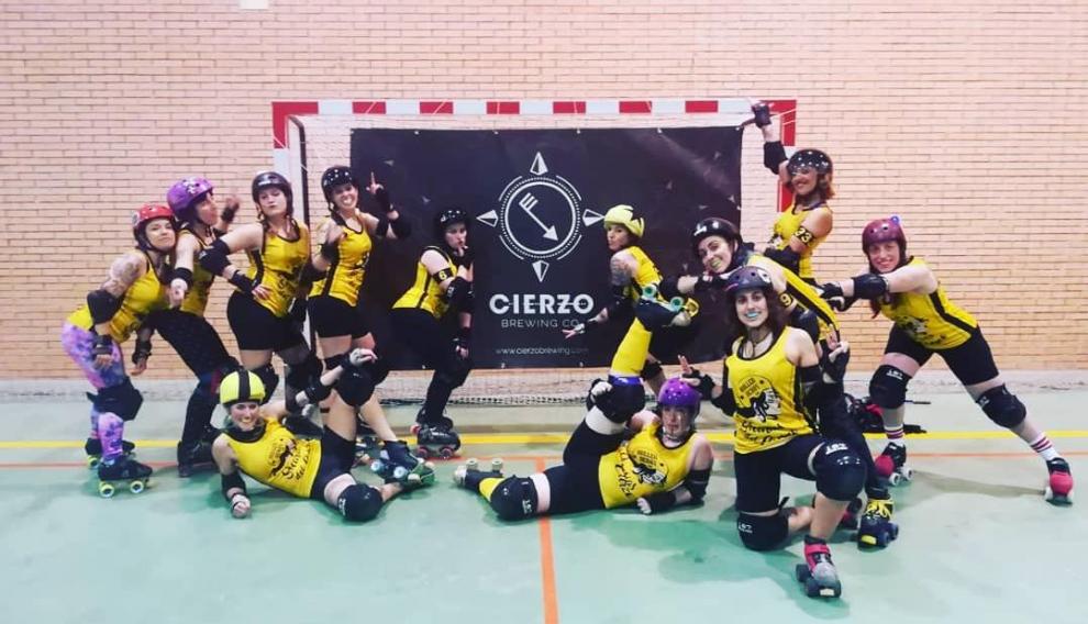 En Aragón, solo hay un equipo que practique este deporte, las Sicarias del Cierzo.