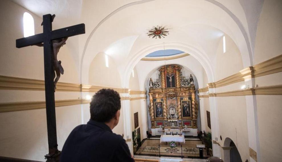 Interior del Santuario de la Virgen de Sancho Abarca.