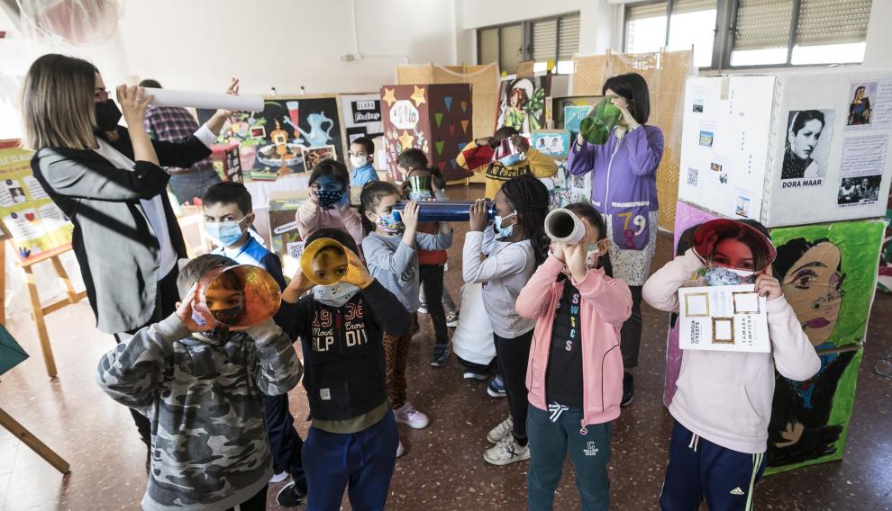 El trabajo, que comenzó en octubre, ha culminado en la exposición ‘Mujeres Silenciadas’