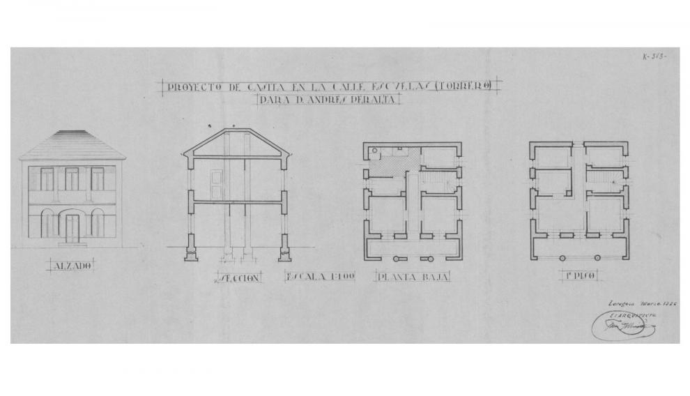 Plano de Villa Luisa, de marzo de 1926.