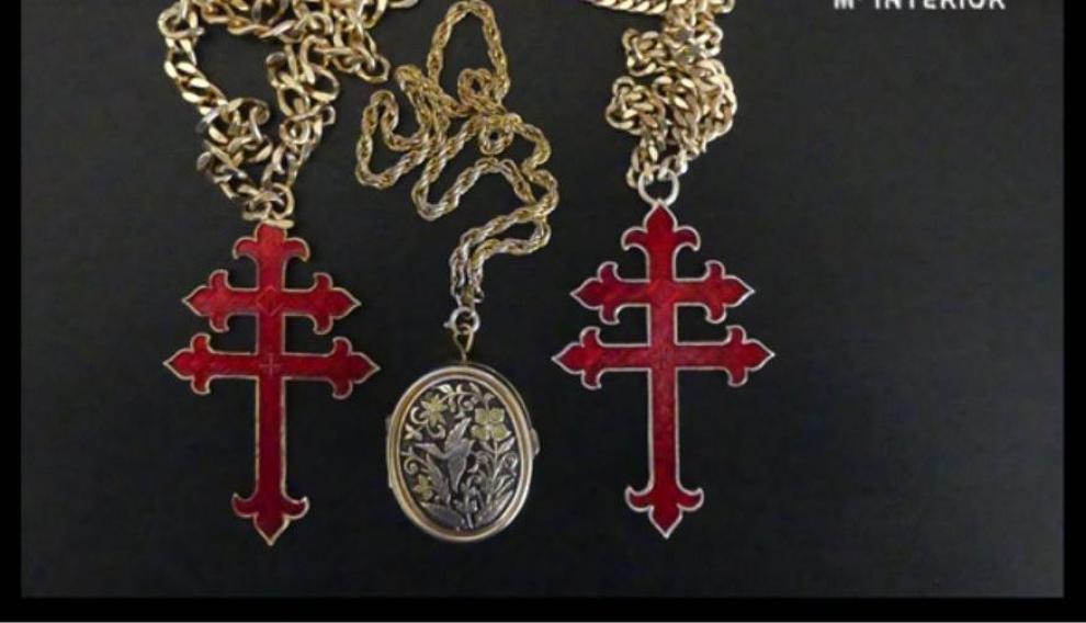 Cruces robadas en la Basílica del Santo Sepulcro de Calatayud.