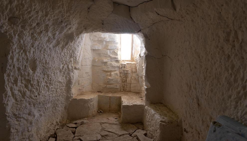 Cueva de San Caprasio, en Farlete.