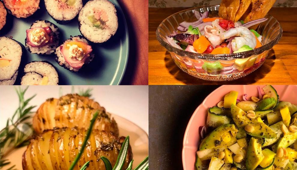 Sushi, kartoffel alemanas, ensalada tailandesa o ceviche son algunas de las nuevas creaciones de La Taba.