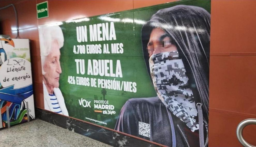 El polémico cartel de Vox