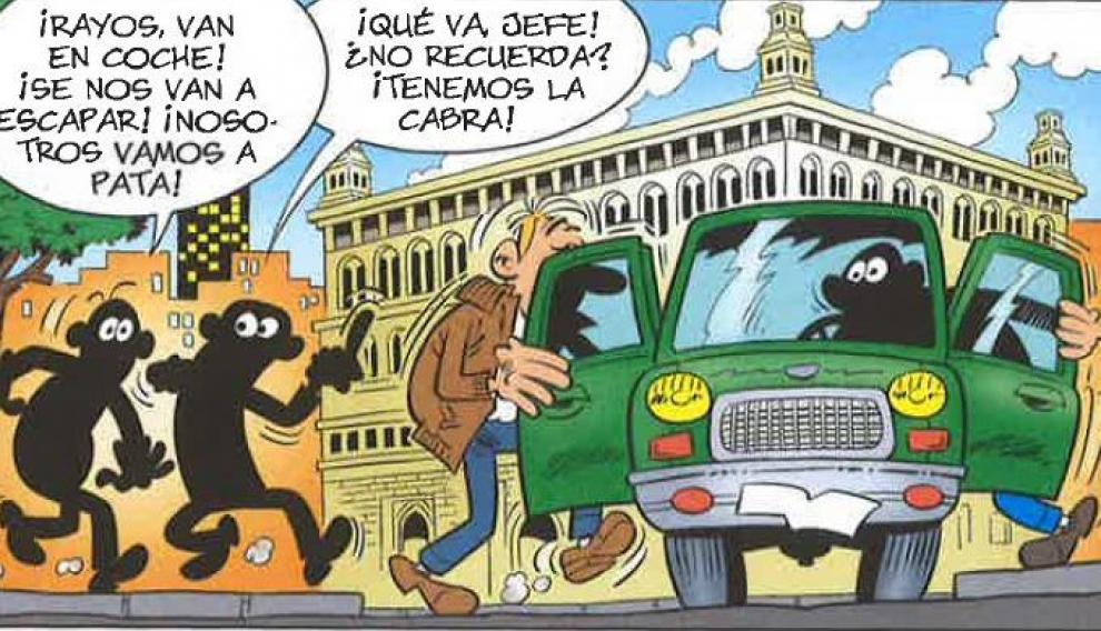 La Lonja aparece de fondo antes de una persecución.
