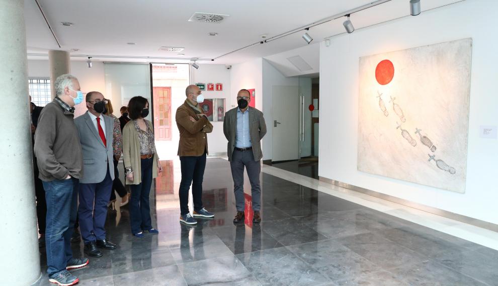 Exposición de obras del artista Víctor Mira en Ejea de los Caballeros, este sábado.