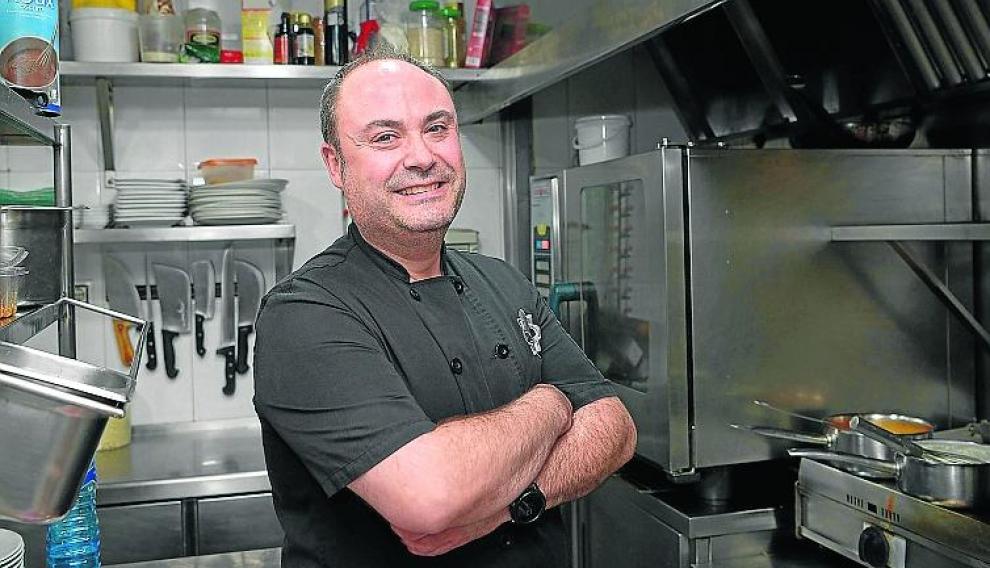 Sergio Juste, cocinero del restaurante Los Amantes.