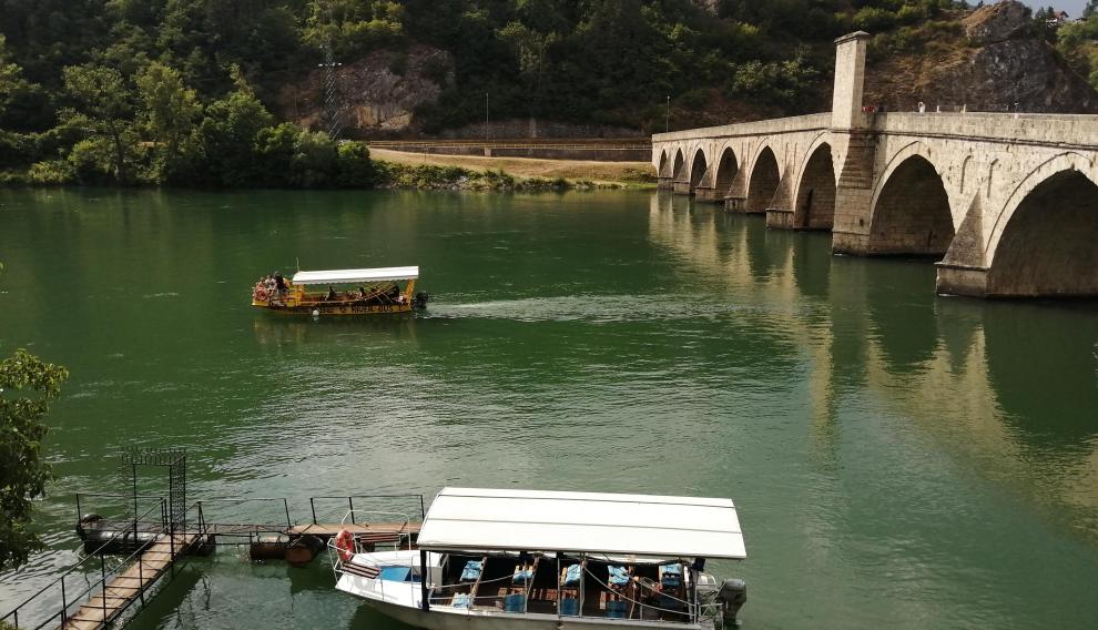 El puente otomano sobre el río Drina de Visegrad.