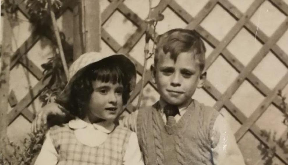 Mayusta en el parque del Retiro en 1952. Tenía 8 años.