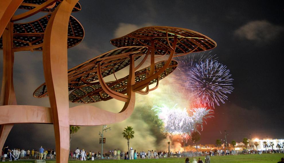 Fiestas en La Pineda, en 2019.