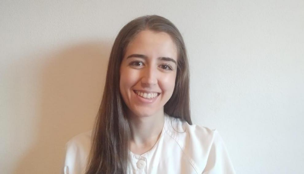 La cordobesa Carmen Puerto, bióloga interna residente en el Hospital Miguel Servet de Zaragoza.