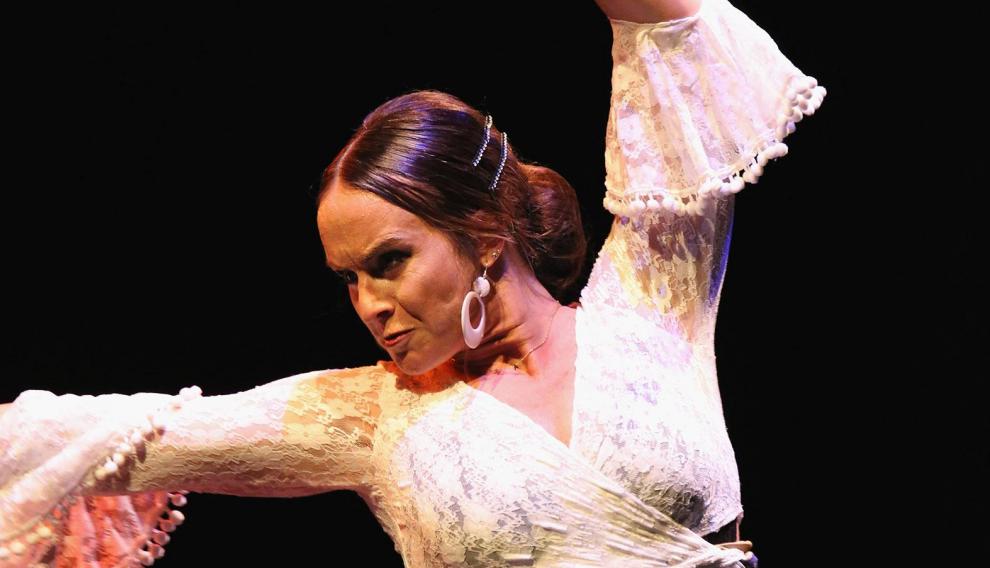 El flamenco de Amor Sánchez, en el Teatro Arbolé.