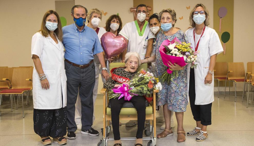 La aragonesa Piedad Loriente cumple 110 años