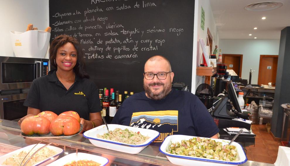 Las raciones de La Maldita tienen influencias de las cocinas mexicana y japonesa.