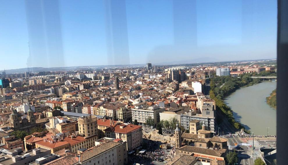Desde la torre del Pilar.