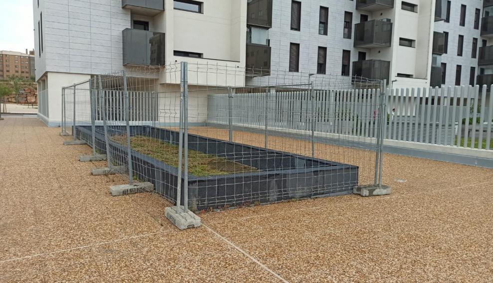 Parterres de la zona nueva del Barrio Jesús