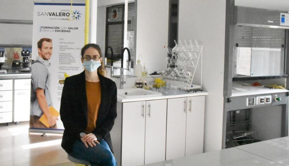 Eva Mercadal, profesora de FP de Grado Medio de ciclos sanitarios en el Centro San Valero de Zaragoza.