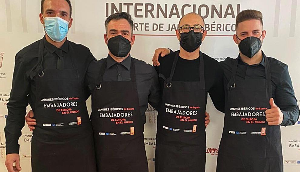 Finalistas del Certamen Internacional de Remate de Jamón Ibérico