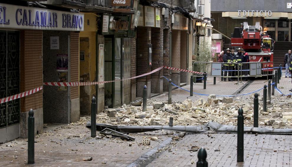 El desplome que se produjo en abril de 2009 y precipitó el cierre de los locales.