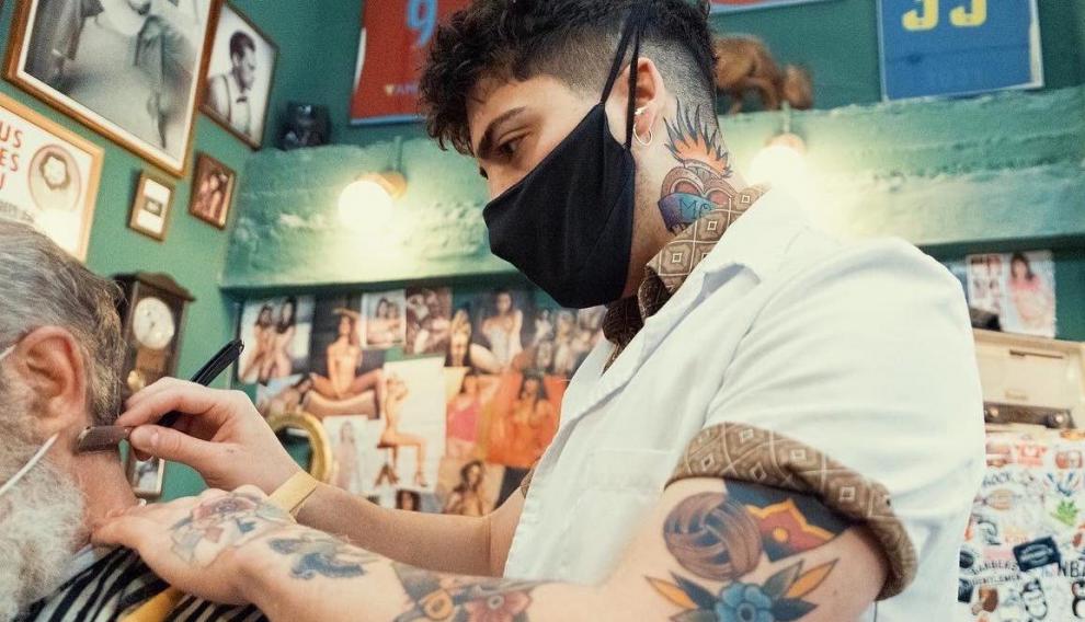 Barbería del Tío Jorge, en Zaragoza.