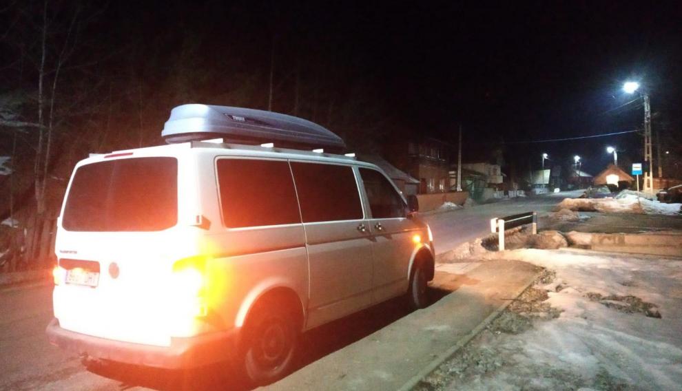 Viaje de Fonz a Ucrania, en una VAN.