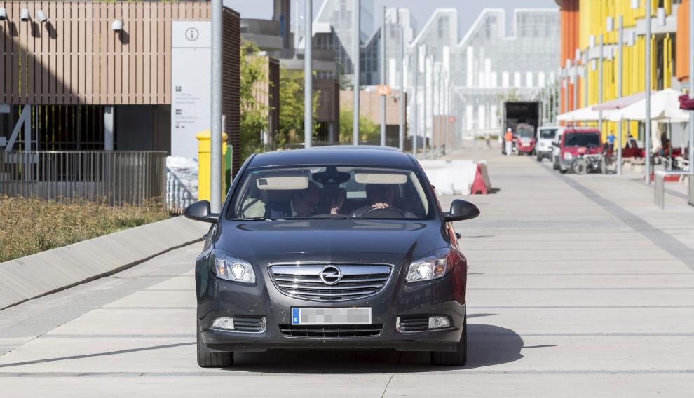 Opel Insignia que utiliza habitualmente como coche oficial el presidente de la DGA, Javier Lambán.