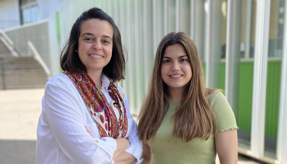 Las investigadoras Pilar De Miguel-Etayo y Alicia Larruy-García.