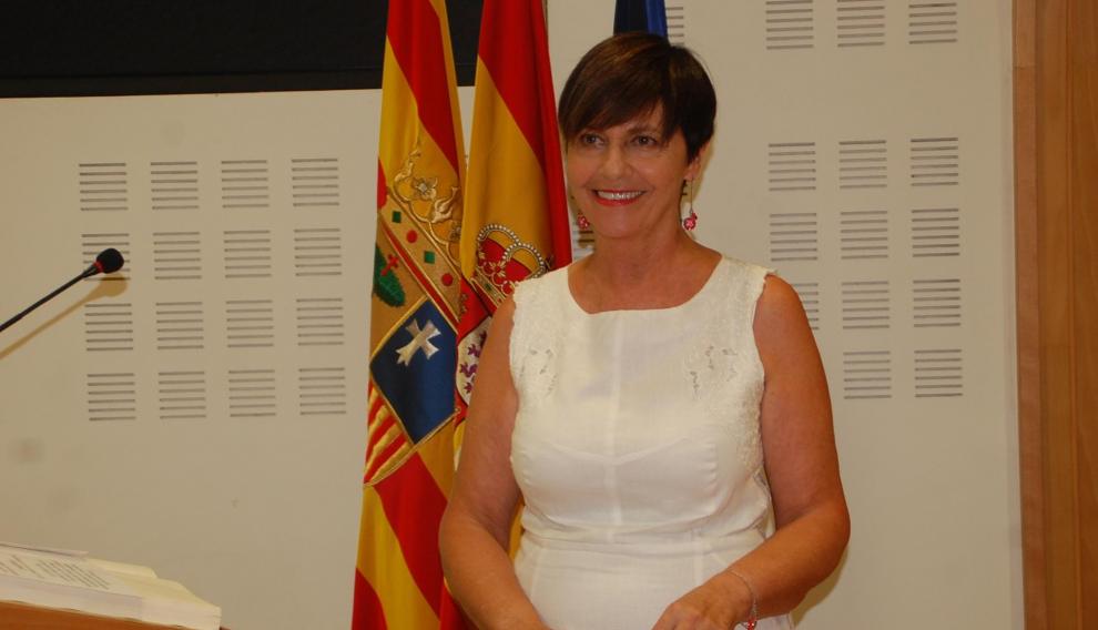 Olga Brosed, alcaldesa de Robres.