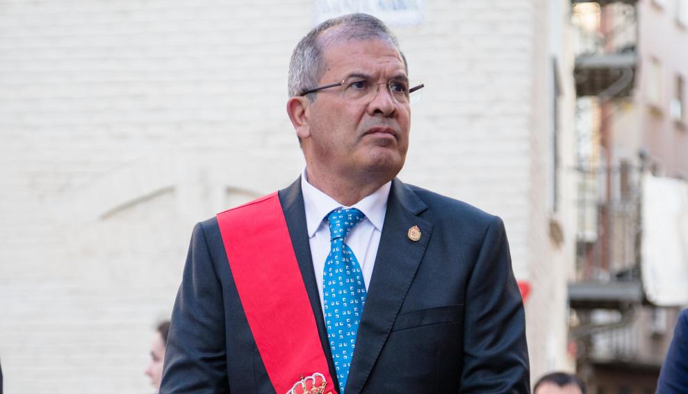 Miguel Ángel Francés, alcalde de Tauste.