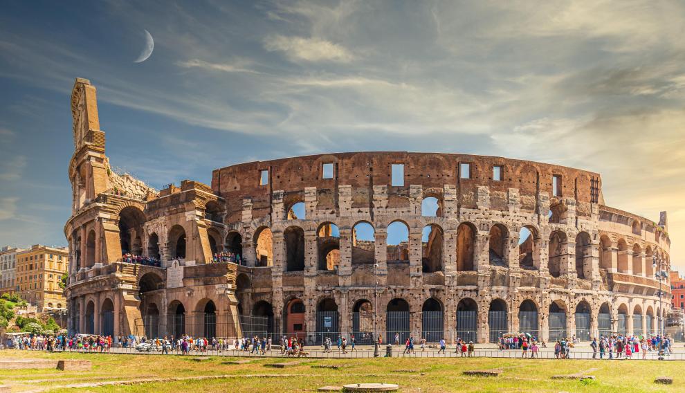 El Coliseo de Roma recibe cada año a más de seis millones de visitantes.