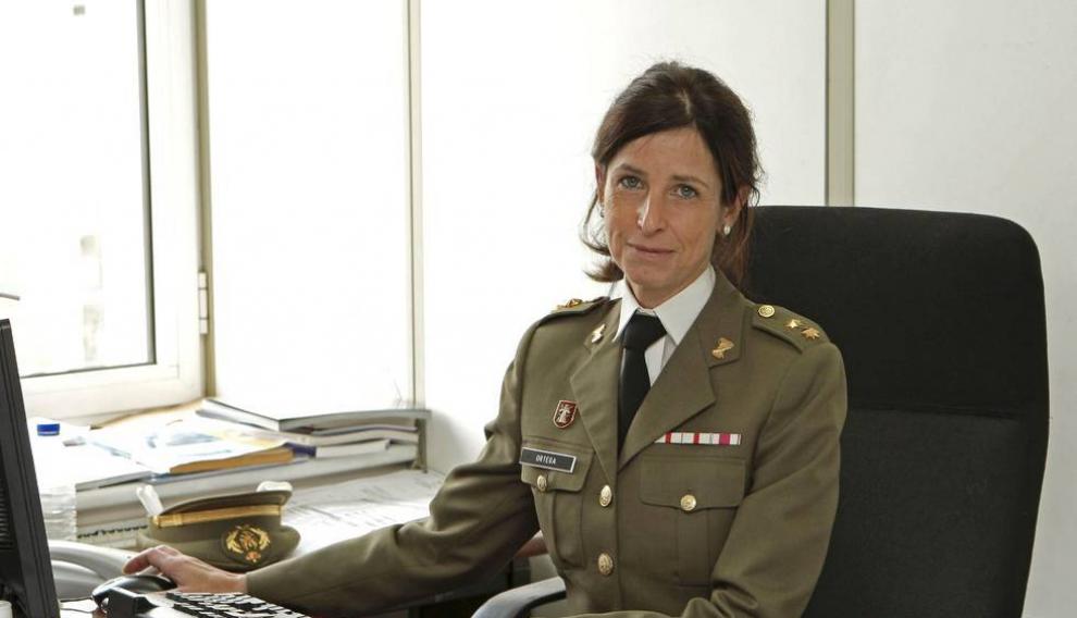 Patricia Ortega, primera mujer que podría ascender a general en las Fuerzas Armadas, en una imagen de archivo
