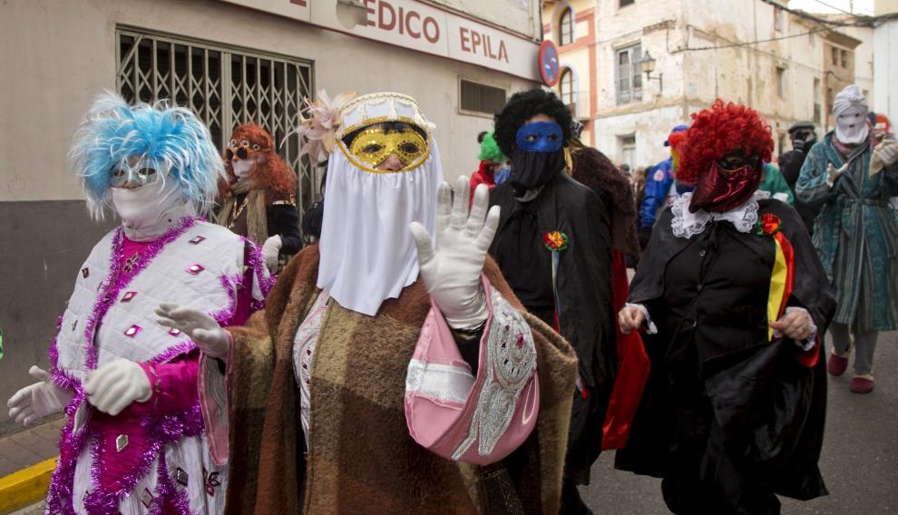 Las mascarutas del carnaval epilense.