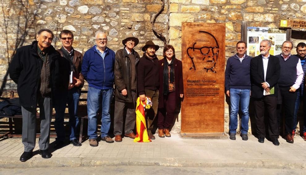Foto de familia de los miembros del patronato de la Fundación Gaspar Torrente