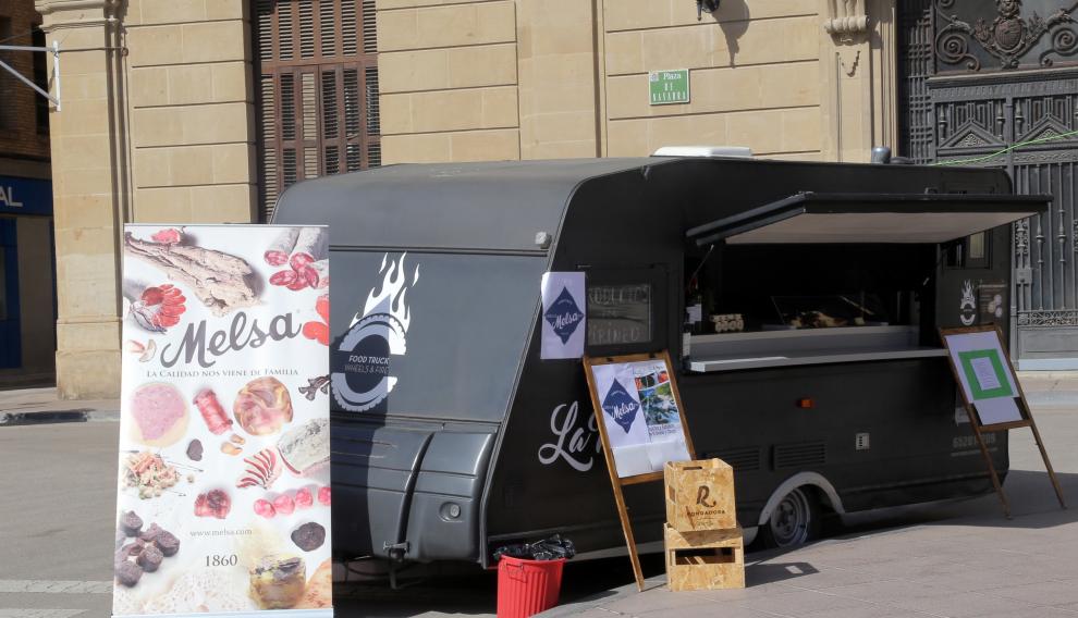 Cuatro ‘gastronetas’ se instalarán este año en la plaza de López Allué.