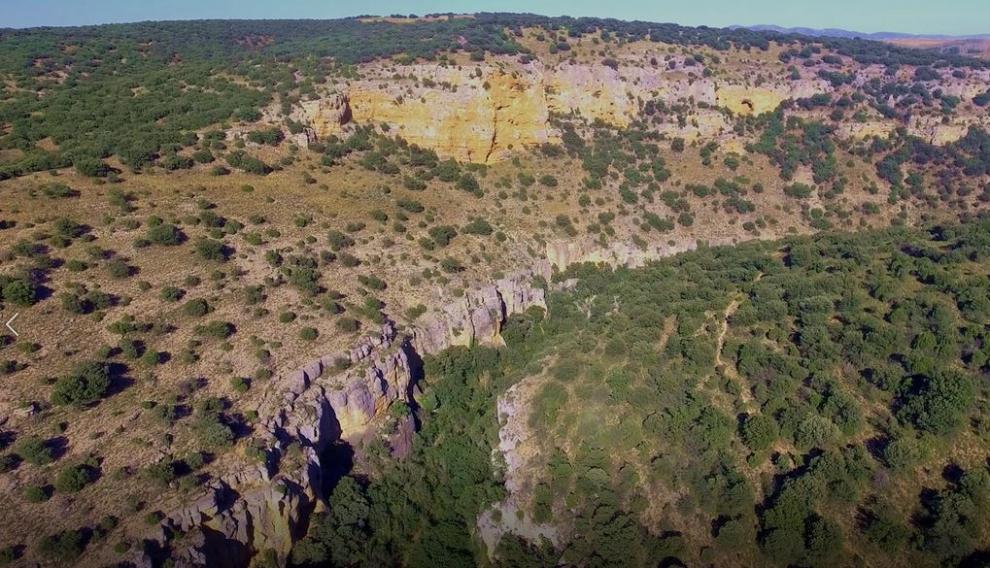 Hoces del río Piedra en Aldehuela de Liestos.