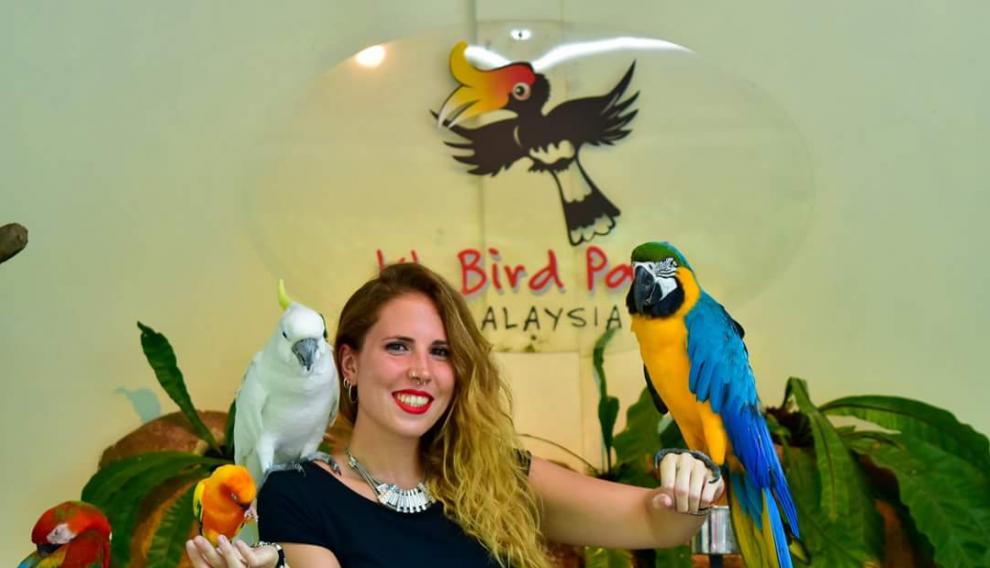 Silvia Enguita, aragonesa en Malasia.