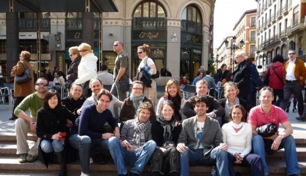 Reencuentro en 2009, 10 años más tarde de estar estudiando en Zaragoza.