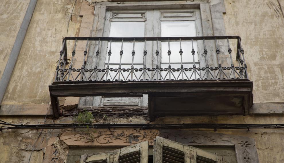 desprendimiento de cascotes en Calatayud