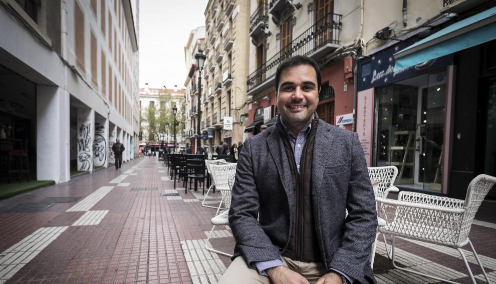Rodrigo Gómez, cabeza de lista de Ciudadanos al Congreso de los Diputados por Zaragoza.