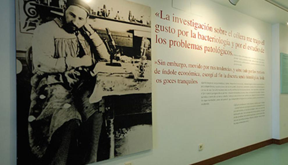 Centro de Interpretación de Ramón y Cajal, en Ayerbe.