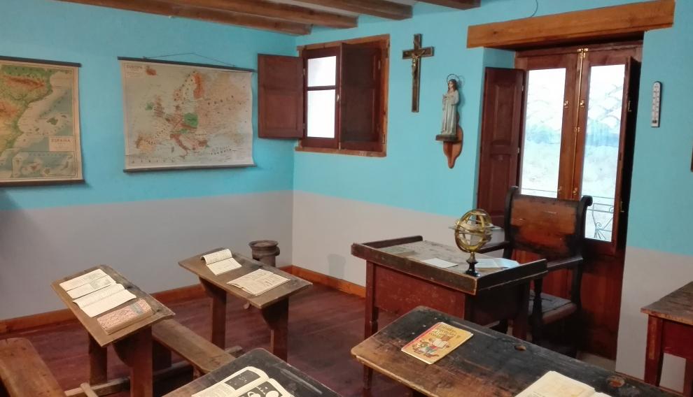 Recreación de la escuela de La Cuba