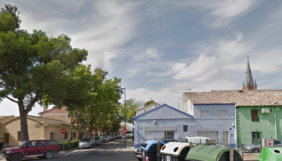 Barrio rural de Garrapinillos, donde ha ganado VOX.