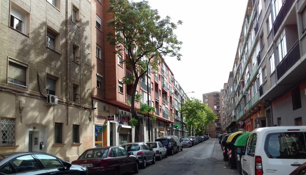 Calle Escultor Palao, en las Delicias, en la que gana el PSOE.