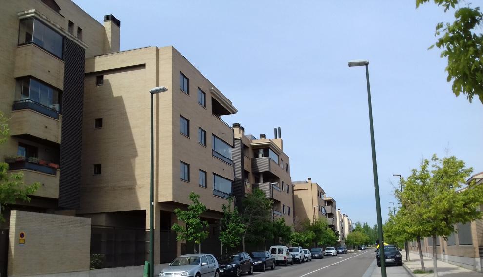 Paseo Lagos de Alba, en Miralbueno, donde gana Ciudadanos.