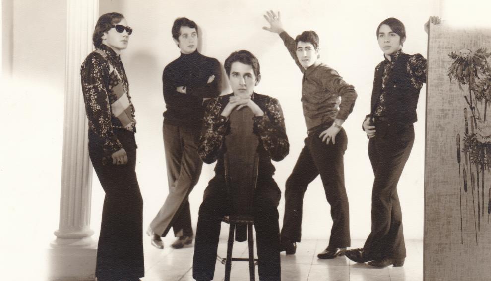 Los Kiowas, uno de los conjuntos destacados del rock zaragozano de los sesenta.