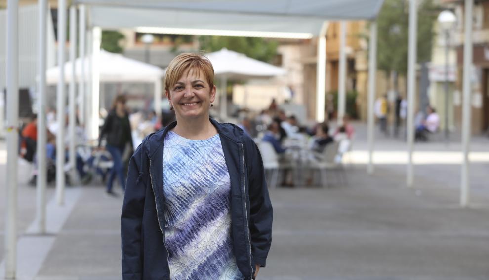 Pilar Novales, candidata a la alcaldía de Huesca por Con Huesca-Podemos.